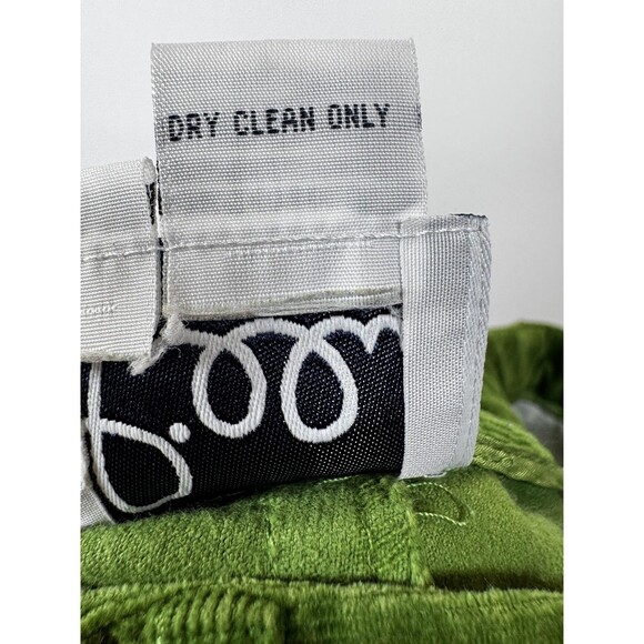 Lilly Pulitzer Pants Womens 4 Green Corduroy Flare Stretch Preppy Rainbow Trim - Picture 11 of 11